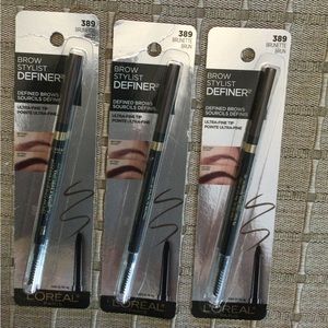 L’Oreal Brow Stylist Definer in Brunette, New, Qty 3 for $14